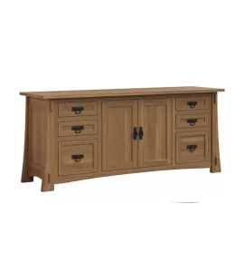 Modesto 6 Drawer 2 Door Credenza