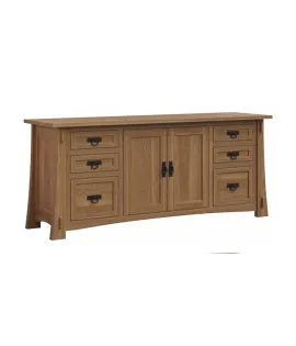 Modesto 6 Drawer 2 Door Credenza