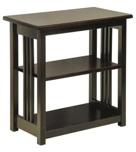 Mission Landmark End Table with 1 Fixed Shelf
