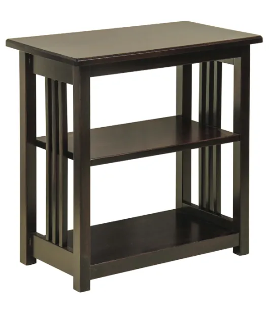 Mission Landmark End Table with 1 Fixed Shelf