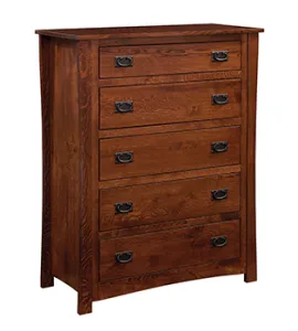 Montana Mission 5 Drawer Chest