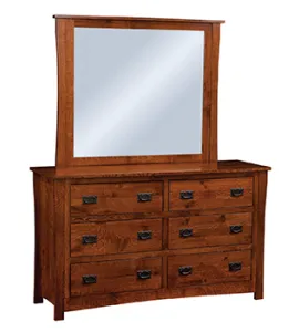 Montana Mission 6 Drawer Dresser