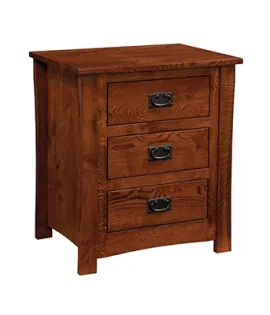 Montana Mission 3 Drawer Night Stand