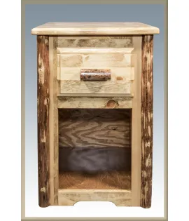 Glacier Country End Table with Drawer