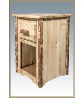Glacier Country End Table with Drawer