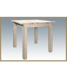 Homestead Counter Height Square 4 Post Legged Dining Table