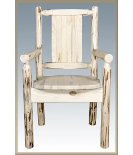 Montana Captain's Chair with Laser Engraved Design