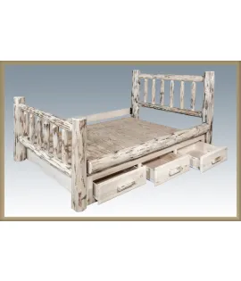 Montana Platform Bed with Storage