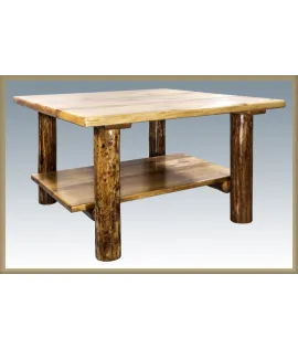 Glacier Country Cocktail Table with Shelf