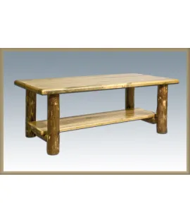 Glacier Country Coffee Table w/ Shelf