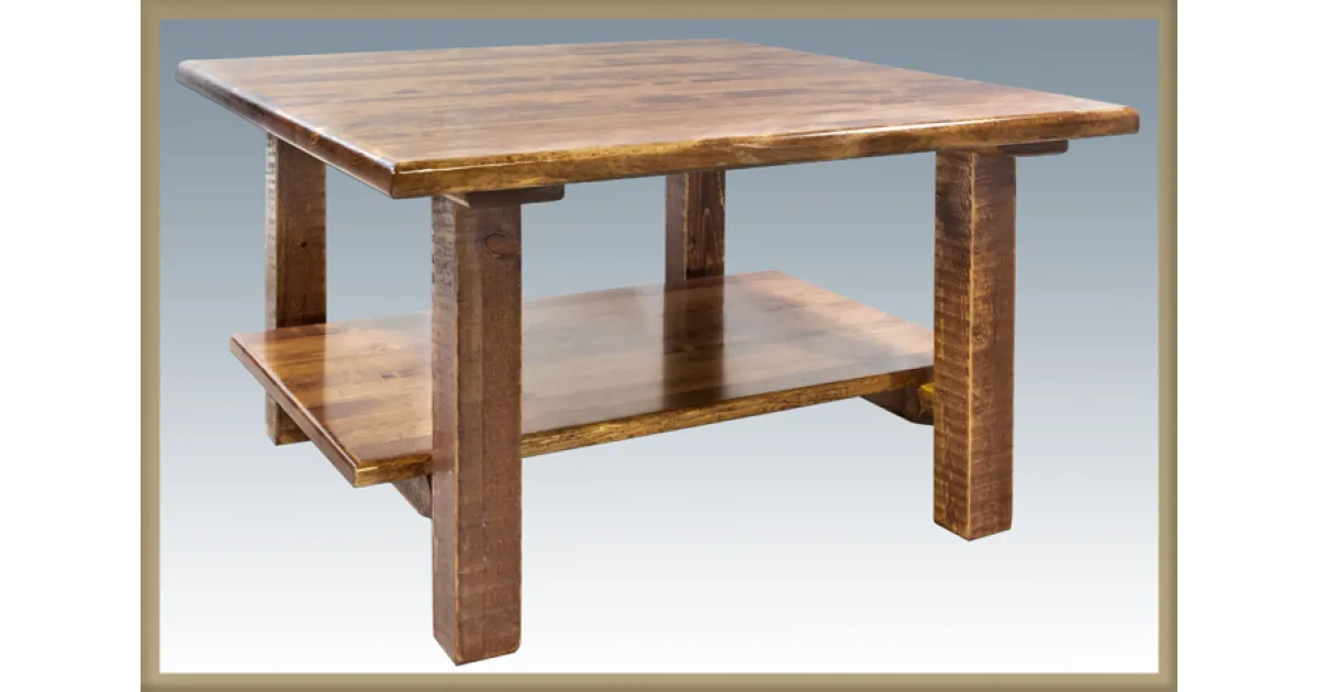 Homestead Cocktail Table with Shelf