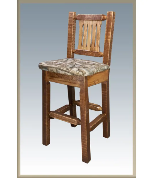 Homestead Bar Stool with Back