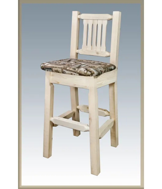 Homestead Bar Stool with Back