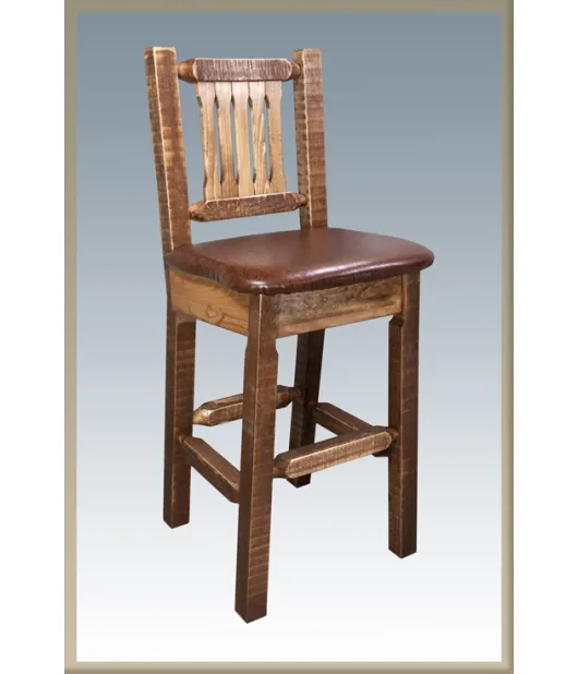 Homestead Bar Stool with Back