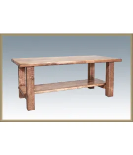 Homestead Coffee Table w/ Shelf