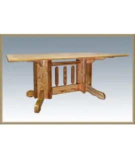 Homestead Double Pedestal Table