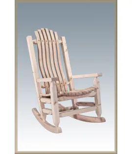 Homestead Log Rocker