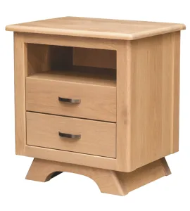 Neptune 2 Drawer Nightstand - QUICK SHIP