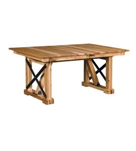 Industrial Trestle Dining Table