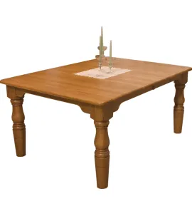 French Farmhouse Legged Dining Table