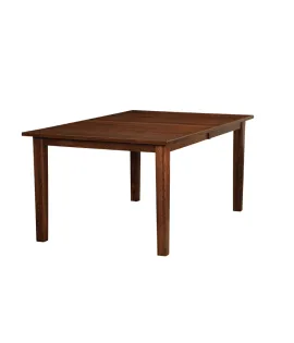 Shaker Mission with Straight Skirt Legged Dining Table
