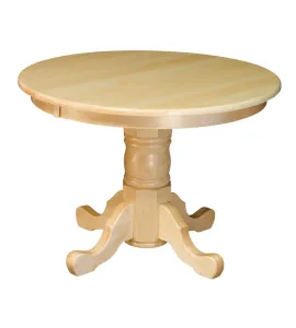 Single Pedestal 42" Round Top Dining Table