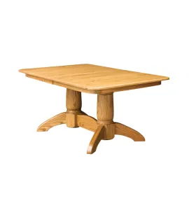 Tuscan Rectangular Double Pedestal Dining Table