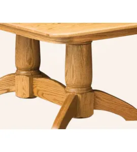 Tuscan Rectangular Double Pedestal Dining Table