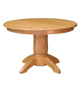 Tuscan Round Single Pedestal  Dining Table