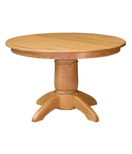 Tuscan Round Single Pedestal  Dining Table