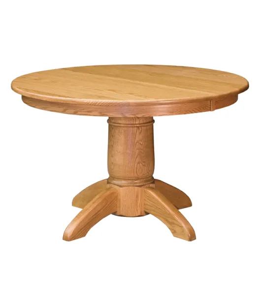 Tuscan Round Single Pedestal  Dining Table
