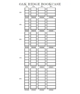 Oak Ridge Bookcase