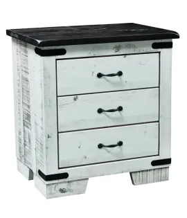 Old Tymes 3 Drawer Night Stand