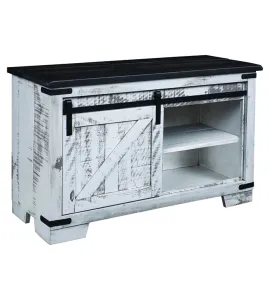 Old Tymes 48" TV Stand with Sliding Door