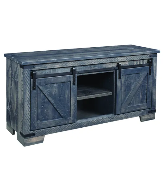Old Tymes 60" TV Stand with Sliding Door