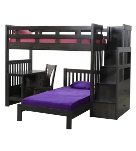 Kingston Loft Bed with Desk &amp; Chair