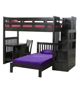Kingston Loft Bed with Desk &amp; Chair