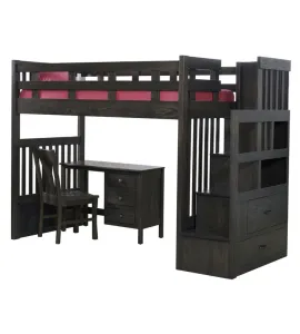 Kingston Loft Bed with Desk &amp; Chair
