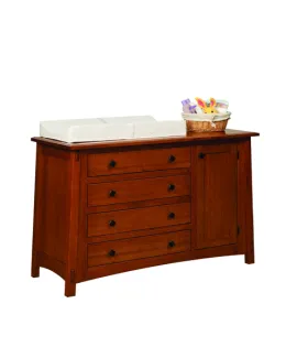 McCoy 4 Drawer Dresser with Door