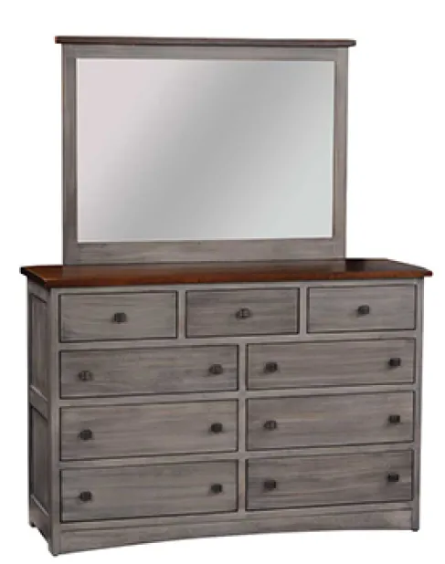 PA Mission 9 Drawer Dresser