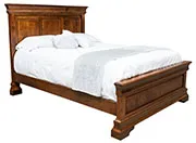 Palm Valley Panel Bed with 24&quot; Footboard