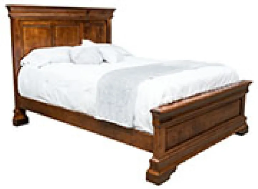 Palm Valley Panel Bed with 24" Footboard