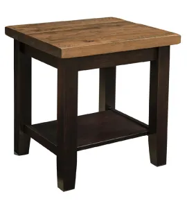 Plank Contemporary 22"w End Table