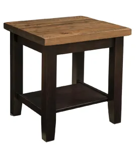 Plank Contemporary 22&quot;w End Table