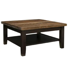 Plank Contemporary Square Coffee Table