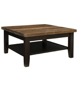 Plank Contemporary Square Coffee Table