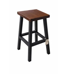 Barstool with Black Metal Base - QUICK SHIP - 30% Off or Best Offer