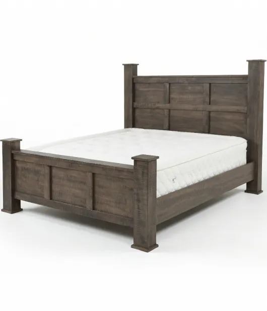 Queen Bed - Curly Maple, Antique Slate - QUICK SHIP - 30% Off or Best Offer