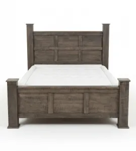 Queen Bed - Curly Maple, Antique Slate - QUICK SHIP - 30% Off or Best Offer