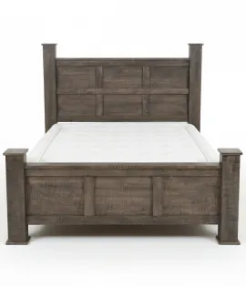 Queen Bed - Curly Maple, Antique Slate - QUICK SHIP - 30% Off or Best Offer